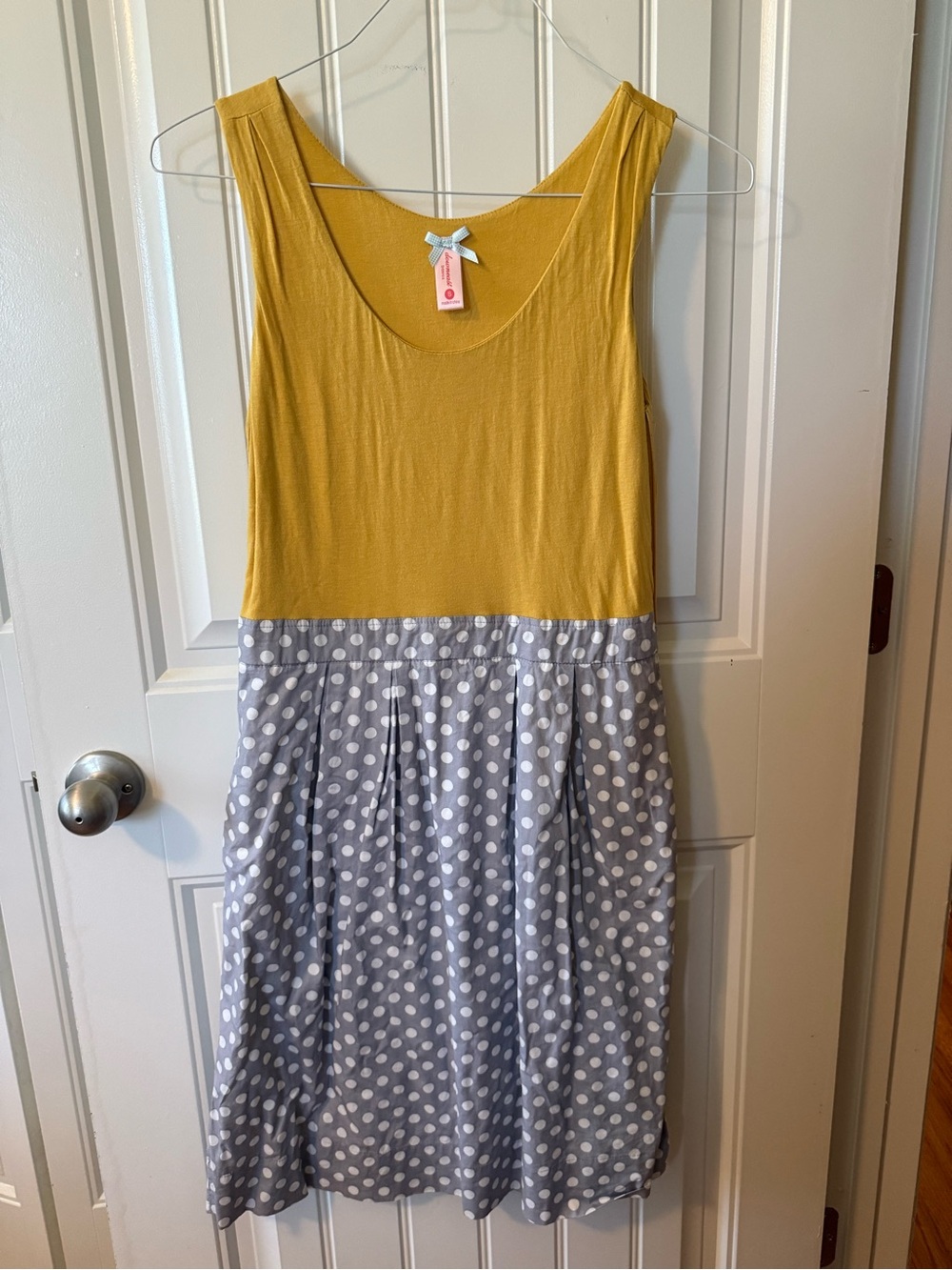 DownEast Mustard Yellow Sleeveless Tank Dress